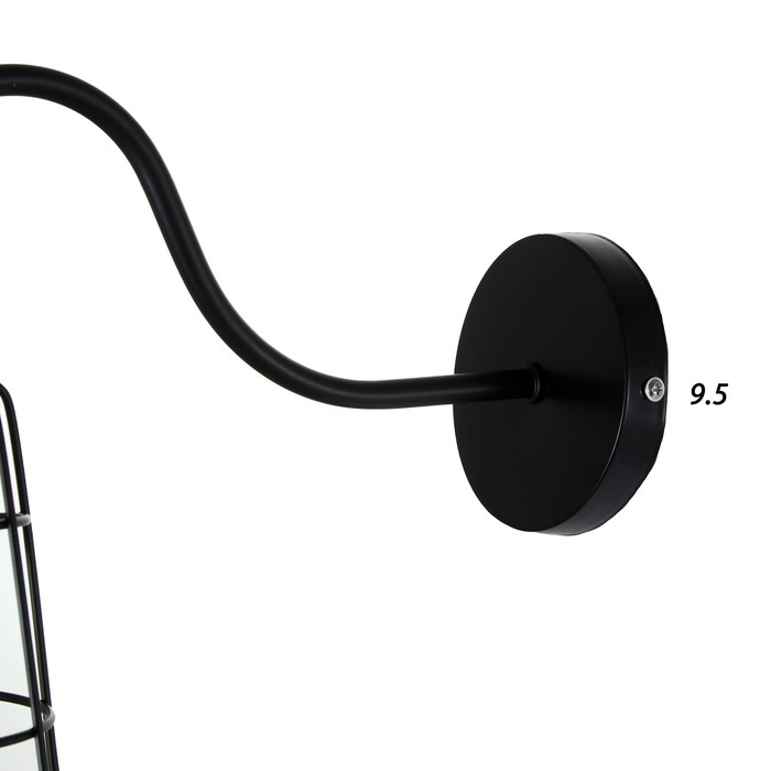 Бра 2532/1 E27 40Вт черный 15,5х20 см Бра 2532/1 E27 40Вт черный 15,5х20 см