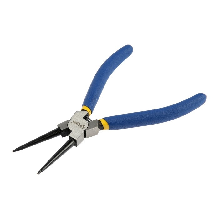 Съемник внутренних стопорных колец ТУНДРА, прямые губки на сжим, 170 мм Съемник внутренних стопорных колец ТУНДРА, прямые губки на сжим, 170 мм