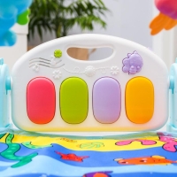 Коврик развивающий с дугой «Морские истории», пианино, зеркало, р-р 73х45х0,5 см. Коврик развивающий с дугой «Морские истории», пианино, зеркало, р-р 73х45х0,5 см.