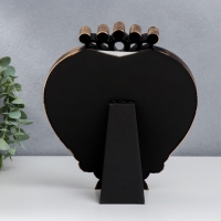 Фоторамка пластик 18х18 см "Сердце с розами и короной" тёмное золото 25х20 см Фоторамка пластик 18х18 см "Сердце с розами и короной" тёмное золото 25х20 см