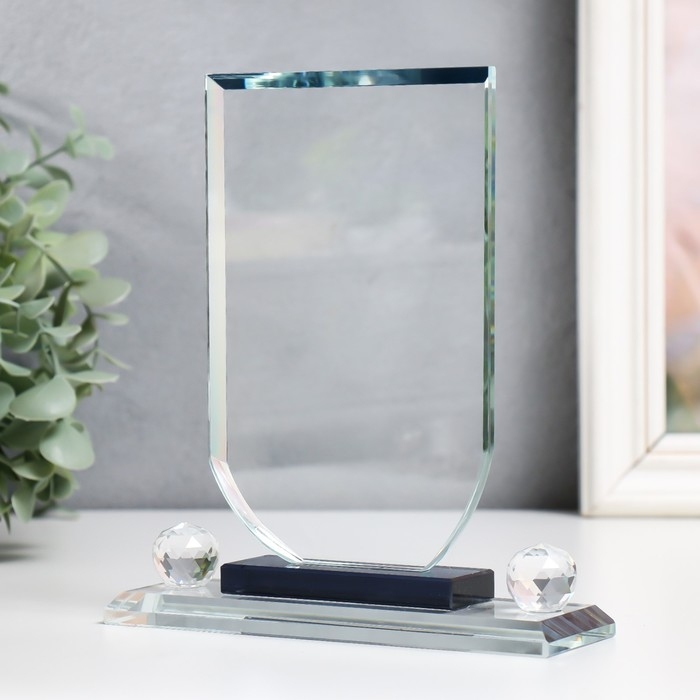 Сувенир стекло Сувенир стекло "Стела наградная" 17х12х4 см