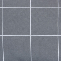 Постельное бельё Этель евро "Клетка" цвет серый 200х215, 220х240, 50х70-2 шт, бязь, 125 г/м2 Постельное бельё Этель евро "Клетка" цвет серый 200х215, 220х240, 50х70-2 шт, бязь, 125 г/м2