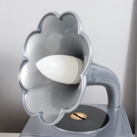 Настольная лампа "Граммофон" E14 10Вт серый 14,5х12,3х24,5 см RISALUX Настольная лампа "Граммофон" E14 10Вт серый 14,5х12,3х24,5 см RISALUX