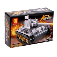 Конструктор блочный &laquo;Танки&raquo;, 6 видов, МИКС