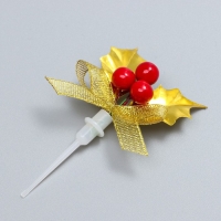 Декор для творчества « Новогодняя веточка», в наборе 3 шт., размер 1 шт. — 8,5 × 4,5 × 1,5 см Декор для творчества « Новогодняя веточка», в наборе 3 шт., размер 1 шт. — 8,5 × 4,5 × 1,5 см