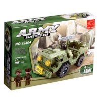 Конструктор &laquo;Военный джип&raquo;, 108 деталей