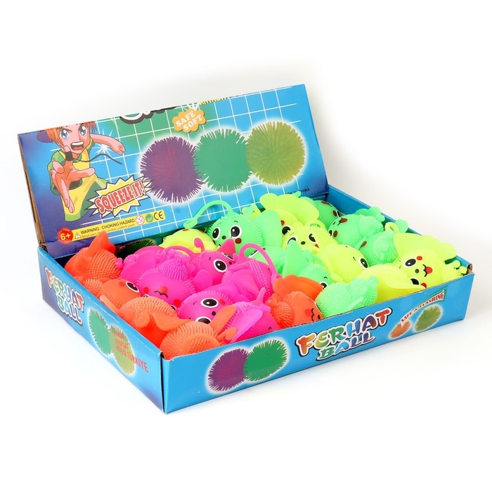 Ёжка &laquo;Пчёлка&raquo;, световой, цвета МИКС