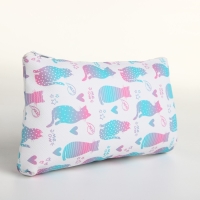 Косметичка на молнии, цвет белый/разноцветный