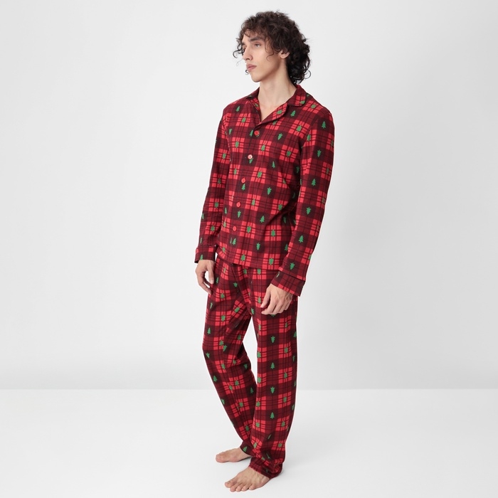 Пижама мужская KAFTAN Red mood, р.50