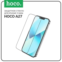 Защитное стекло Hoco A27, для iPhone 13 mini, анти отпечатки, анти царапины, черная рамка Защитное стекло Hoco A27, для iPhone 13 mini, анти отпечатки, анти царапины, черная рамка