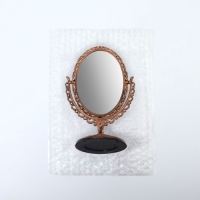 Зеркало настольное, двустороннее, с увеличением, зеркальная поверхность 8,5 × 12,1 см, цвет бронзовый Зеркало настольное, двустороннее, с увеличением, зеркальная поверхность 8,5 × 12,1 см, цвет бронзовый