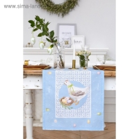 Дорожка на стол &laquo;Пасхальные радости&raquo; 40х146 см, 100% хл, саржа 190 гр/м2