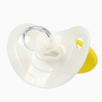 Набор: Соска - пустышка с держателем «Цветы», ортодонтическая, +6 мес, цвет желтый Набор: Соска - пустышка с держателем «Цветы», ортодонтическая, +6 мес, цвет желтый