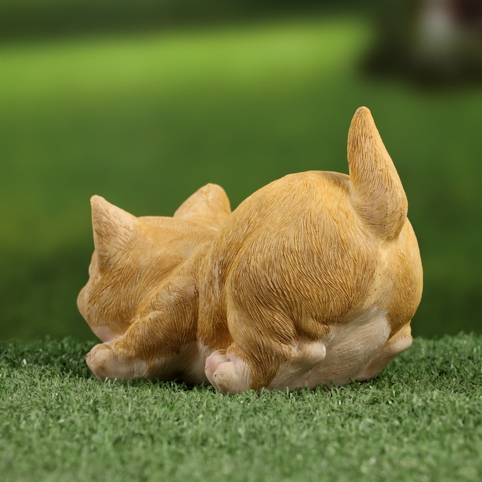 Садовая фигура Садовая фигура "Котенок на охоте" 8х15х11см /// МИКС