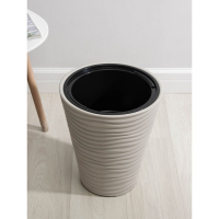 Кашпо для цветов со вставкой &laquo;Дюна&raquo;, 19,5 л, цвет кремовый