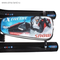 Снегокат «Ника-джамп «Гонки», цвет чёрный Снегокат «Ника-джамп «Гонки», цвет чёрный