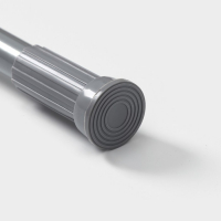 Карниз для ванной Доляна, телескопический, d=3,2 см, 140-260 см, цвет серый