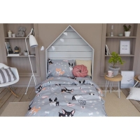 Постельное белье "Этель" 1.5 сп Best friend 143*215 см, 150*214 см, 50*70 см -1 шт,100% хл, бязь Постельное белье "Этель" 1.5 сп Best friend 143*215 см, 150*214 см, 50*70 см -1 шт,100% хл, бязь