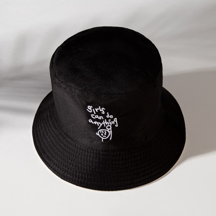 Панама двусторонняя MINAKU «Лицо» цвет бежевый, размер 56-58 Панама двусторонняя MINAKU «Лицо» цвет бежевый, размер 56-58