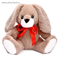 Мягкая игрушка «Кролик Егорка» тёмный, 28 см Мягкая игрушка «Кролик Егорка» тёмный, 28 см