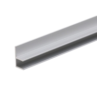 Угловая планка для стеновой панели(F-образная) 4 мм, 0,6 м Угловая планка для стеновой панели(F-образная) 4 мм, 0,6 м