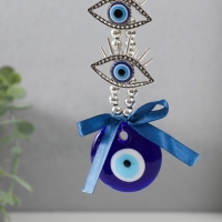 Подвеска от сглаза "Три глаза" 19,5х4,8х1 см Подвеска от сглаза "Три глаза" 19,5х4,8х1 см