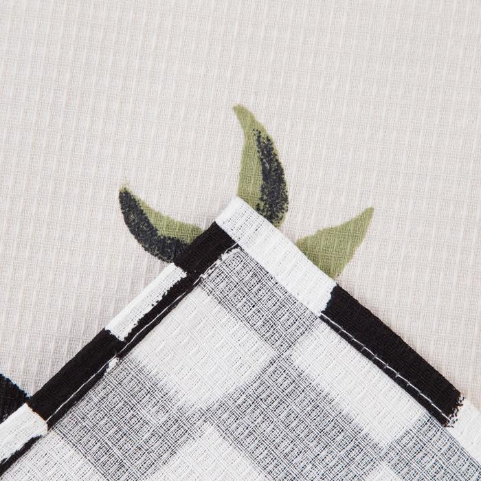 Набор кухонных полотенец Доляна &laquo;Пасхальные зайчики&raquo;, 35х60см-4 шт, 100% хлопок, вафля 160 г/м2