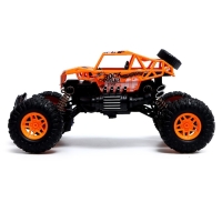 Джип радиоуправляемый &laquo;Краулер&raquo;, 1:18, работает от батареек, цвет оранжевый