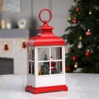 Светодиодная фигура «Фонарь с Дедом Морозом» 12 × 22.5 × 7.8 см, пластик, батарейки ААх3 (не в комплекте), USB, свечение тёплое белое Светодиодная фигура «Фонарь с Дедом Морозом» 12 × 22.5 × 7.8 см, пластик, батарейки ААх3 (не в комплекте), USB, свечение тёплое белое