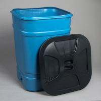 Бочка-бак пищевая, 300 л, с крышкой, цвет МИКС Бочка-бак пищевая, 300 л, с крышкой, цвет МИКС