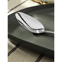 Ложка столовая из нержавеющей стали, длина 20 см, цвет серебряный Ложка столовая из нержавеющей стали, длина 20 см, цвет серебряный