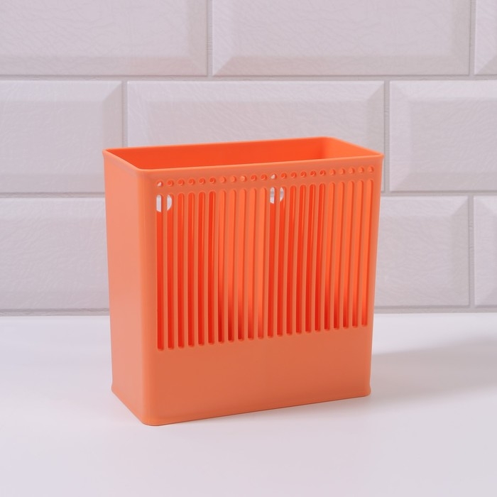 Органайзер для хранения &laquo;Classic&raquo;, навесной, 2 секции, с клеевой основой, 14,5 &times; 14,5 &times; 7,5 см, цвет МИКС