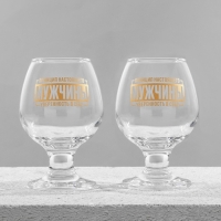Бокалы для коньяка парные &laquo;Принцип мужчины&raquo;, 265 мл.