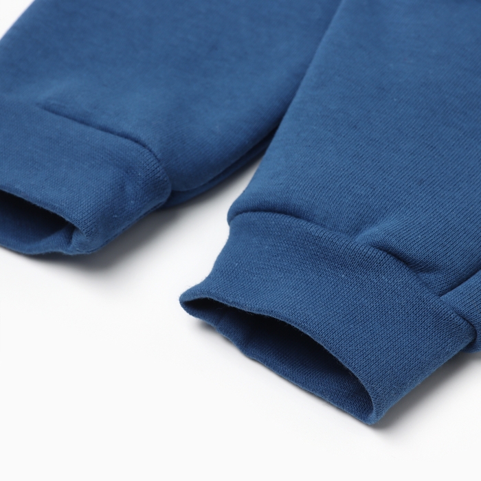 Костюм: толстовка и брюки Крошка Я Blueberry  р. 62-68, синий / молочный