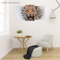 Модульная картина на подрамнике "Хищник" (2-31х44; 1-31х51) 93х51 см Модульная картина на подрамнике "Хищник" (2-31х44; 1-31х51) 93х51 см