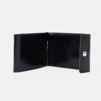 Зажим для купюр, отдел для монет, цвет чёрный Зажим для купюр, отдел для монет, цвет чёрный