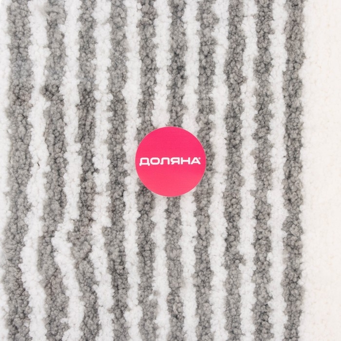 Коврик Коврик "Stripes" 40х60 см, серый, полиэстер