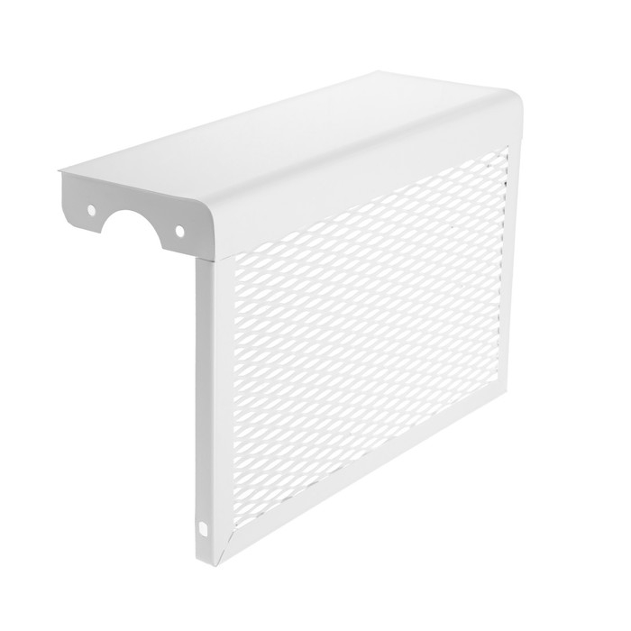 Экран на чугунный радиатор ZEIN, 390х270х150 мм, 4 секции, металлический, белый Экран на чугунный радиатор ZEIN, 390х270х150 мм, 4 секции, металлический, белый