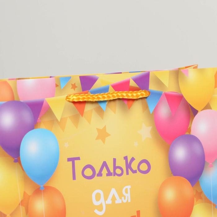 Пакет подарочный ламинированный, упаковка, &laquo;Только для тебя&raquo;, MS 23 х 18 х 8 см