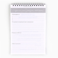 Дневник благодарности А5, 30 л «Серый» Дневник благодарности А5, 30 л «Серый»