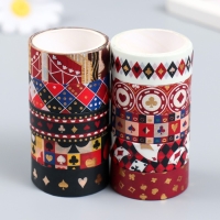 Клейкая лента бумага "Азарт казино" н-р 10 шт шир.-1,5см дл.-3м 4,3х8,2х8 см Клейкая лента бумага "Азарт казино" н-р 10 шт шир.-1,5см дл.-3м 4,3х8,2х8 см