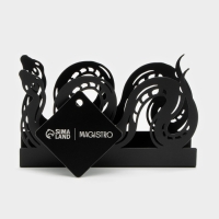 Салфетница Magistro &laquo;Змея&raquo;, 14&times;4&times;8,5 см, цвет чёрный