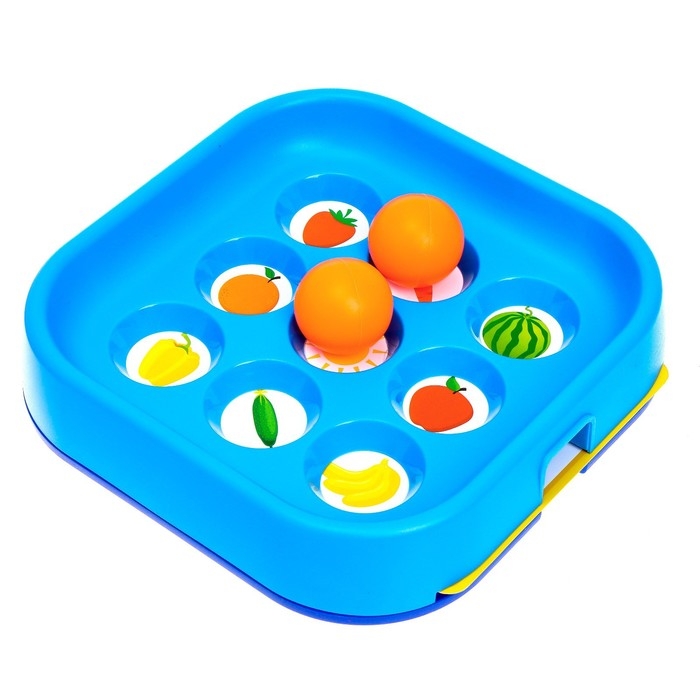 Развивающий набор «Дуй на мяч», игровая основа, шарики, набор карточек Развивающий набор «Дуй на мяч», игровая основа, шарики, набор карточек