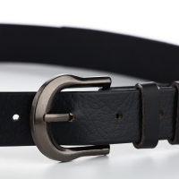 Ремень мужской, ширина 3 см, пряжка металл, цвет чёрный Ремень мужской, ширина 3 см, пряжка металл, цвет чёрный