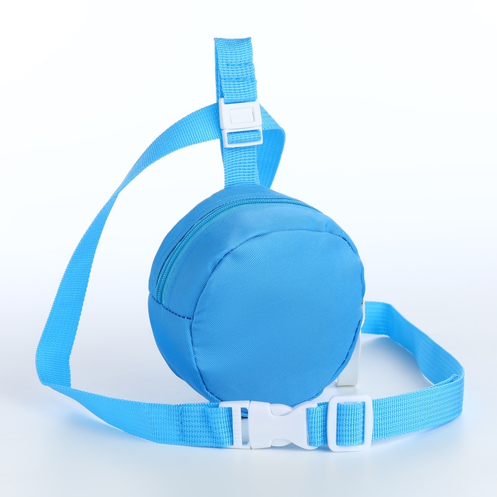 Сумка детская поясная на молнии &laquo;Выбражулька&raquo;, цвет голубой