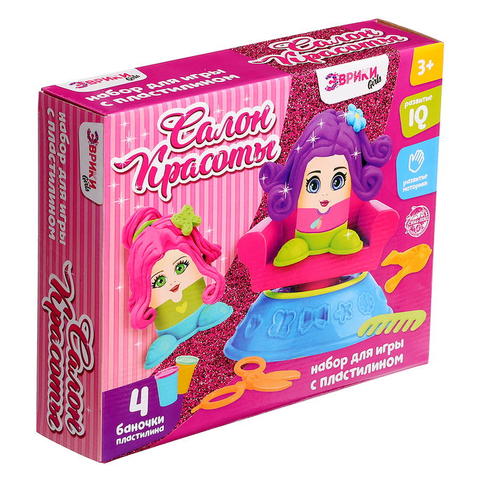 Набор для игры с пластилином &laquo;Салон красоты&raquo;