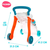 Развивающая каталка &laquo;Шагай и играй&raquo;, световые и звуковые эффекты