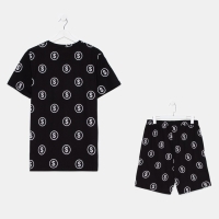 Пижама мужская KAFTAN "Money" р.54, черный Пижама мужская KAFTAN "Money" р.54, черный