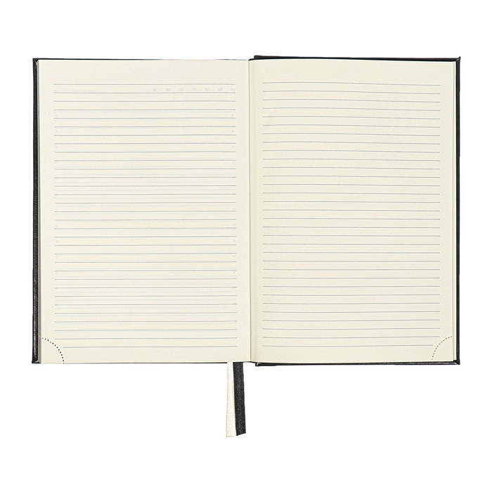 Ежедневник недатированный A5, 176 листов, deVENTE.Symbol, твёрдая обложка из искусственной кожи с поролоном, золотой срез, блок 70 г/м2, чёрный