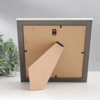 Фоторамка пластик "МИРАМ" 20х20 см, 642468 бежевый (пластиковый экран)